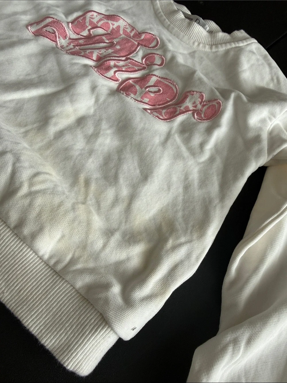 Pink and White Logo-Print Ruffle Skirt - Kids